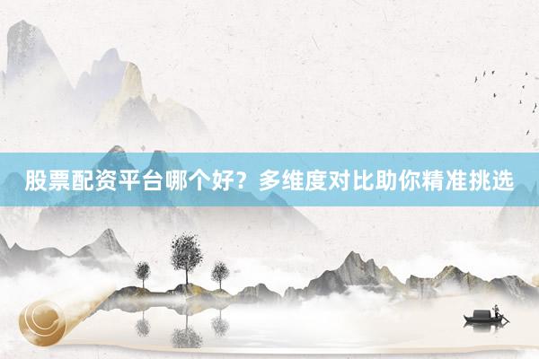股票配资平台哪个好？多维度对比助你精准挑选